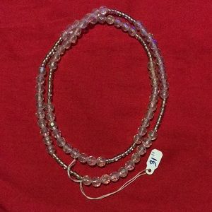 Handmade necklace/belly chain glass and acrylic beading